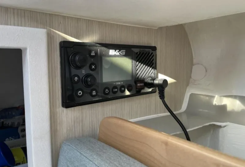 Slide: The Image of Cockpit console in Corsair 880 Standard 2024 with B&G control unit. - 12