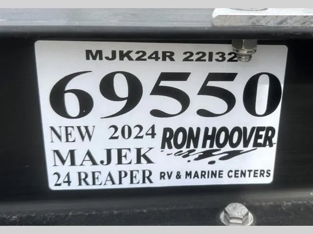Slide: The Image of New 2024 Majek 24 REAPER boat label from Ron Hoover RV & Marine Centers. - 3