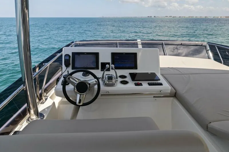 Slide: The Image of Flybridge Helm - 44