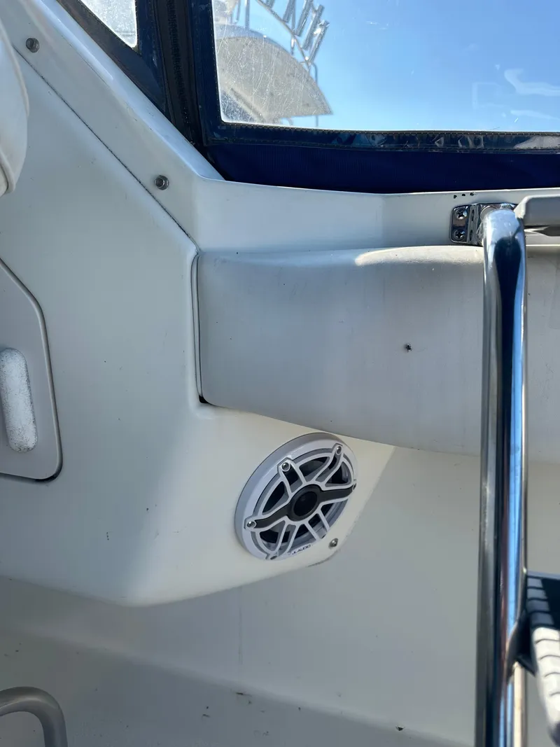 Slide: The Image of Close-up of the interior of a 1996 Sea Ray 370 Sedan Bridge boat. - 39