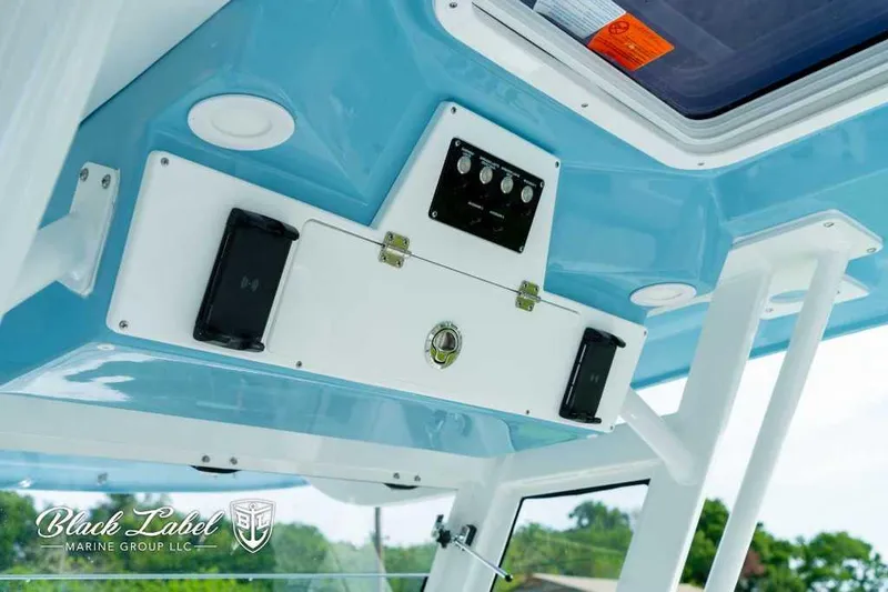 Slide: The Image of 2025 Sea Fox 328 Commander Center Console boat interior controls - 24