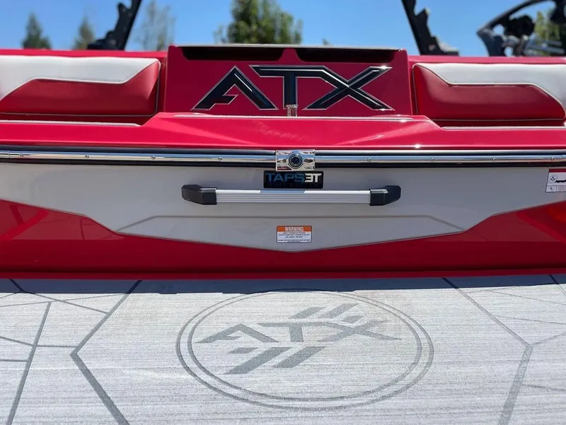 Slide: The Image of 2024 ATX 20 Type-S boat rear view with TAP 3T system. - 13