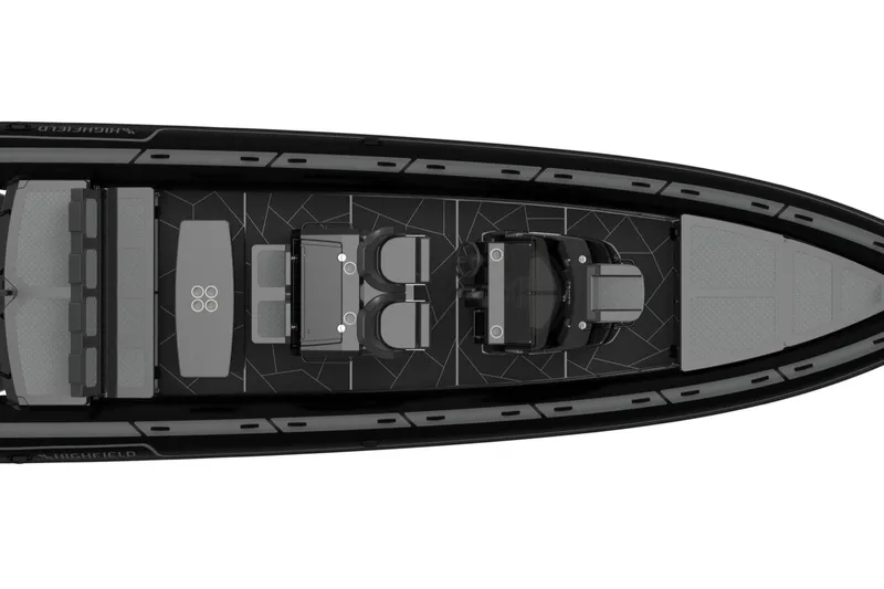 Slide: The Image of Top view of Highfield Sport 900 boat, model 2026. - 9