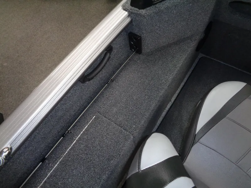 Slide: The Image of Interior seating and storage of 2024 Lund 1775 Impact XS boat. - 15