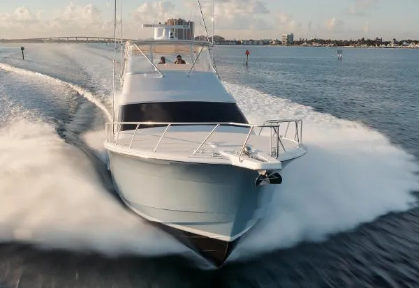 Slide: The Image of 54' Hatteras GT54 - Profile - 9