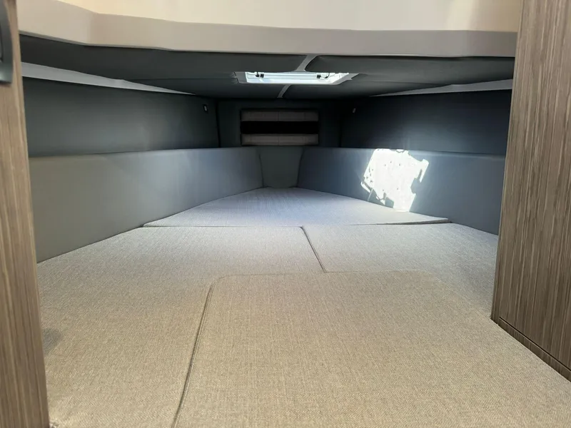 Slide: The Image of Interior cabin of 2025 Ranieri CAYMAN 38.0 EXECUTIVE boat with modern design. - 27