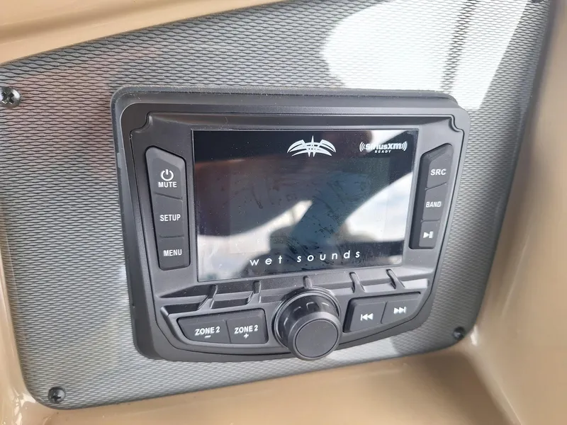 Slide: The Image of 2024 Starcraft EX 22 Weekender audio system with Wet Sounds control panel. - 24