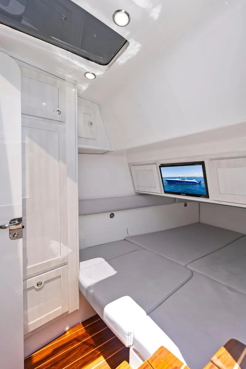 Slide: The Image of 2022 HCB Suenos cabin interior with modern design and comfortable seating. - 41