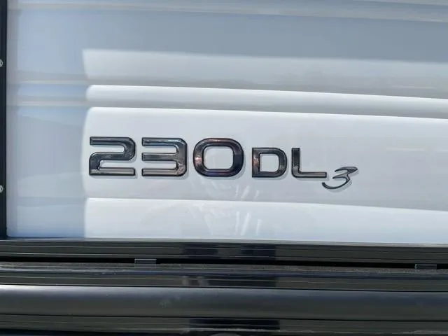 Slide: The Image of 2024 Regency 230 DL3 model emblem on white background - 3