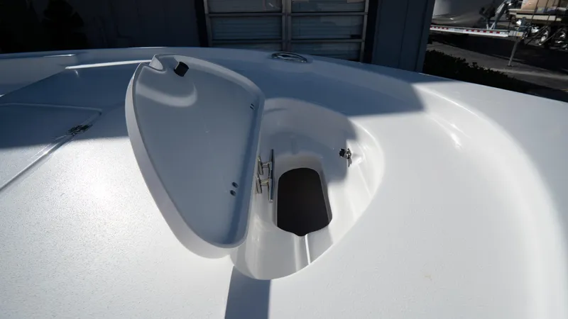 Slide: The Image of 2025 Tidewater 2210 Carolina Bay boat storage compartment. - 19