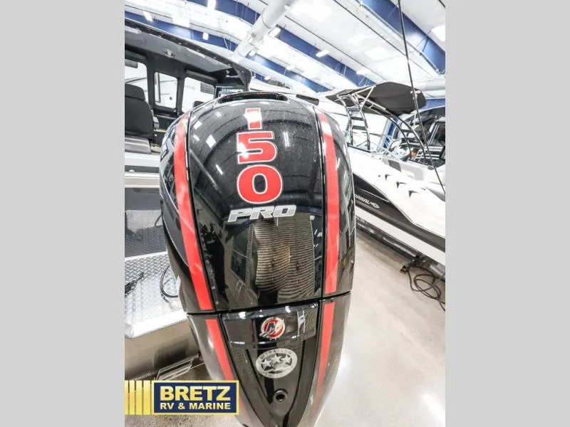 Slide: The Image of 2024 Sea Runner 190 ET HT boat with 150 Pro outboard motor at Bretz RV & Marine. - 6