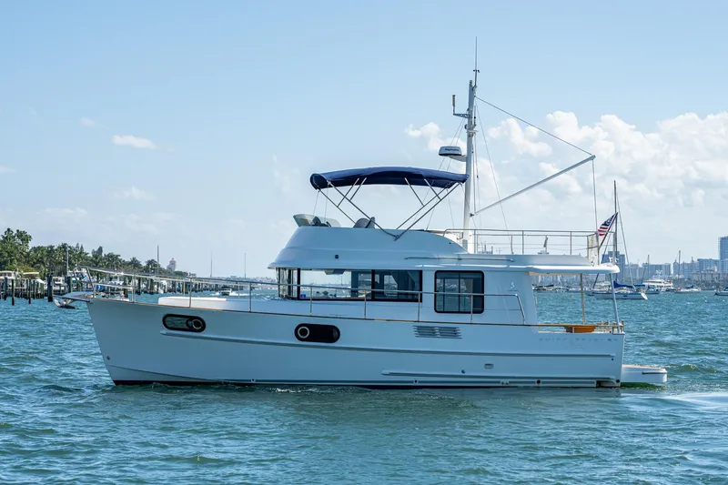 Slide: The Image of 2018 Beneteau Swift Trawler 44 cruising on a sunny day. - 1