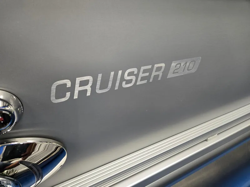 Slide: The Image of Harris Cruiser 210 2024 model boat exterior close-up - 31