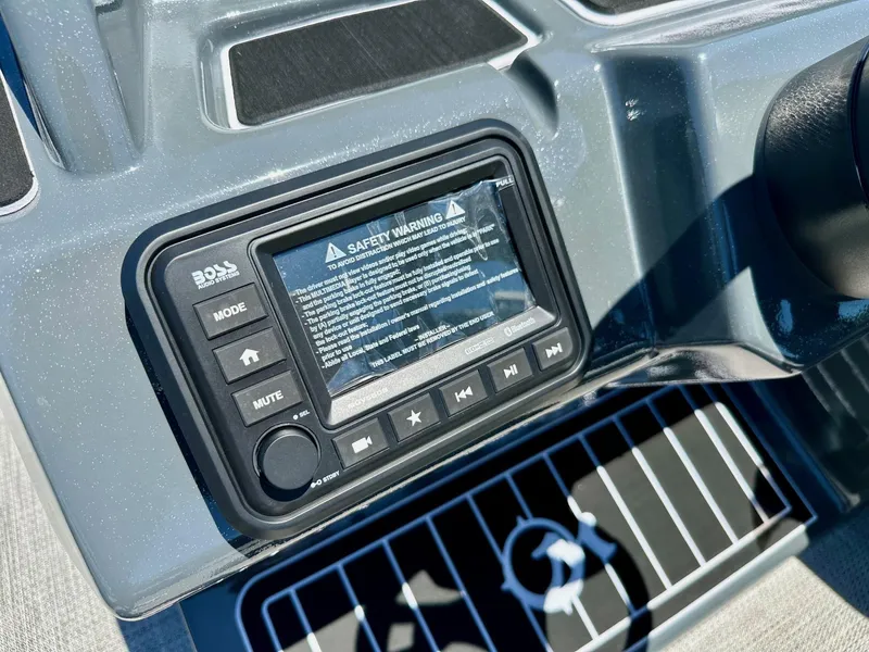 Slide: The Image of Massimo Marine P24-Limited Max 2024 dashboard with digital display and control buttons. - 14