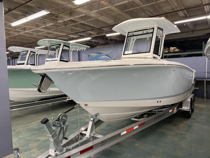 Slide: The Image of Robalo R250 Center Console 2025 - 2