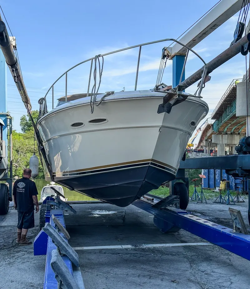 Slide: The Image of Sea Ray Express Cruiser 390 1983 - 40