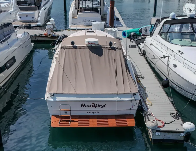 Slide: The Image of Sea Ray Express Cruiser 390 1983 - 43