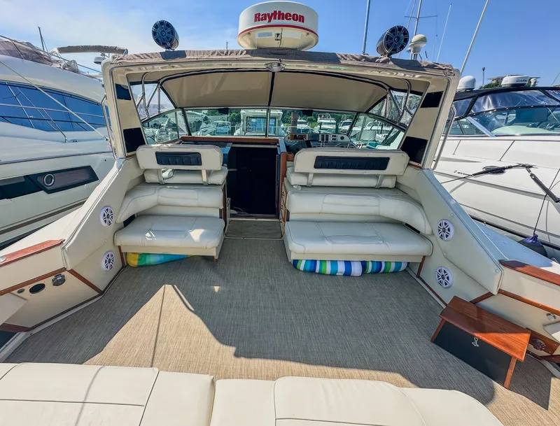 Slide: The Image of Sea Ray Express Cruiser 390 1983 - 45