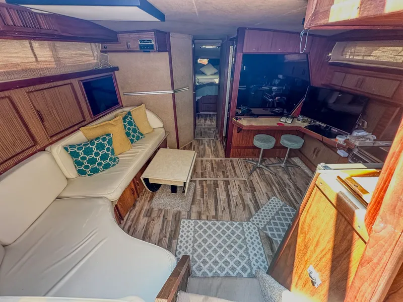 Slide: The Image of Sea Ray Express Cruiser 390 1983 - 54