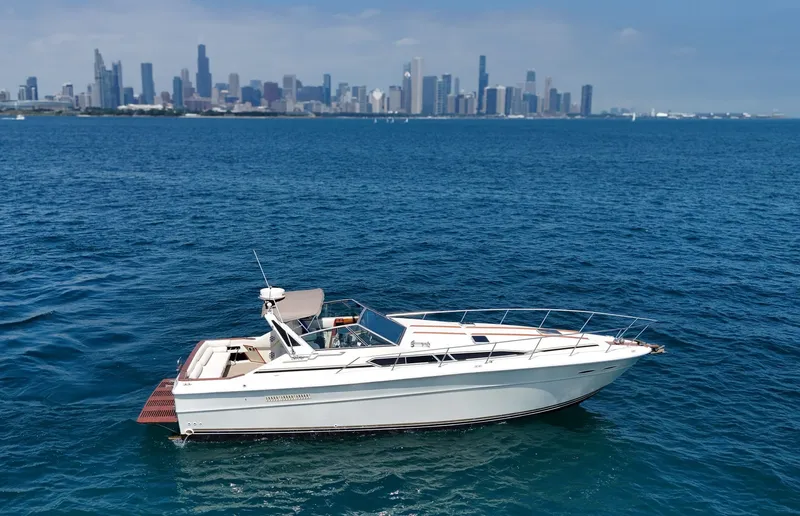 Slide: The Image of Sea Ray Express Cruiser 390 1983 - 64