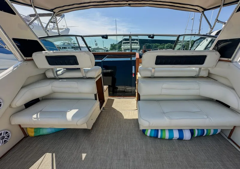 Slide: The Image of Sea Ray Express Cruiser 390 1984 - 12