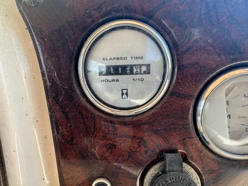 Slide: The Image of Close-up of the hour meter on a 2006 Godfrey Aqua Patio 200 RE boat. - 11