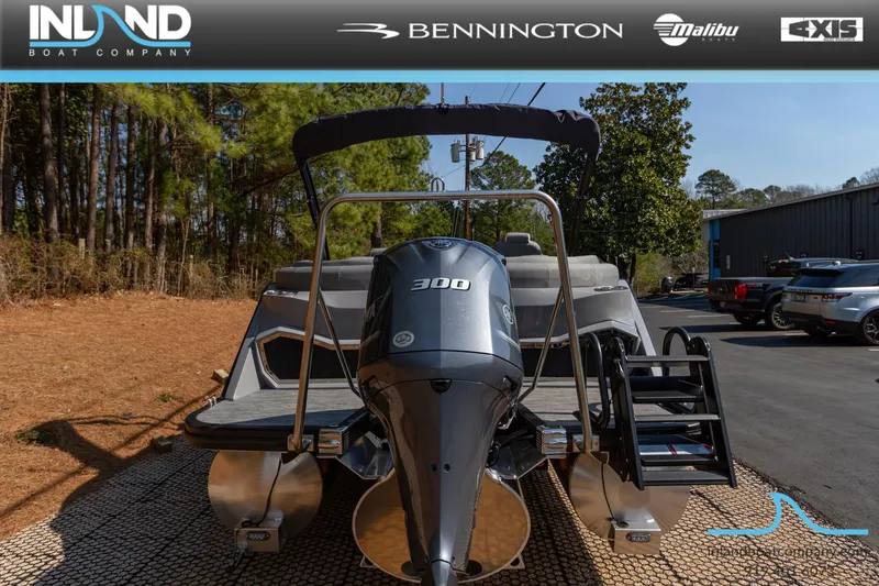 Slide: The Image of 2024 Bennington 23 RFB pontoon boat with 300 HP engine at Inland Boat Company. - 30