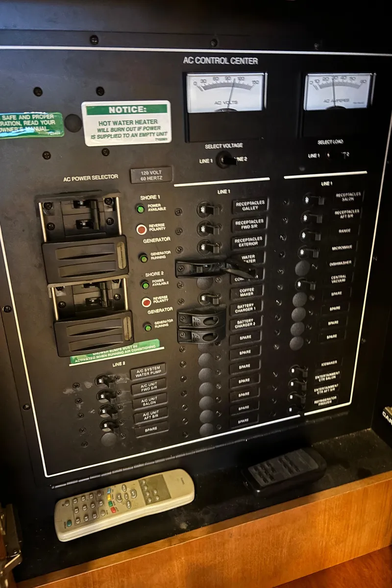 Slide: The Image of AC Power Panel in Salon - 40