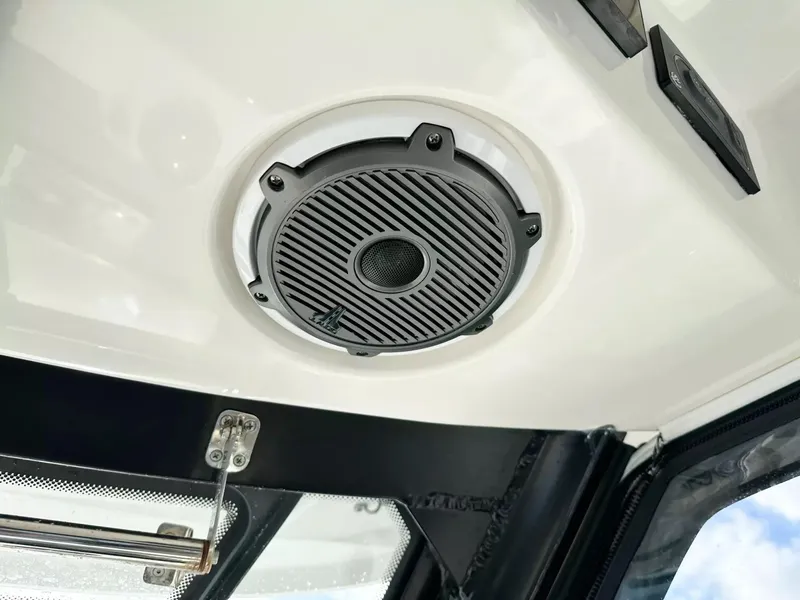 Slide: The Image of Ceiling speaker on 2020 Boston Whaler 325 Conquest boat. - 45