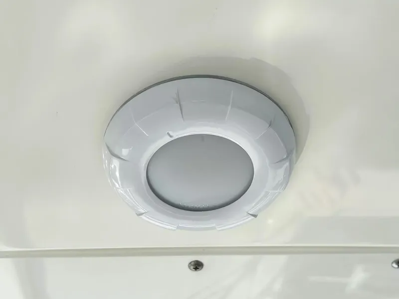 Slide: The Image of Ceiling light fixture on a 2020 Boston Whaler 325 Conquest boat. - 47