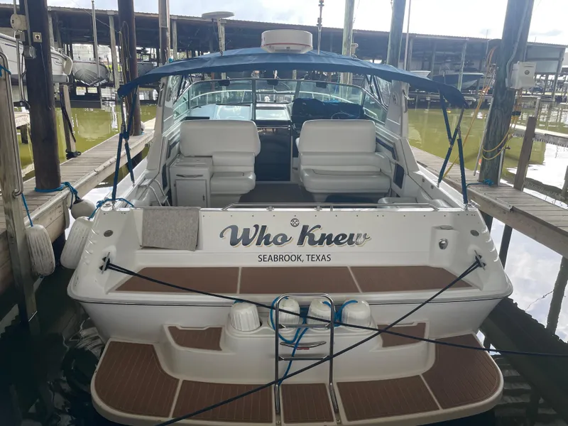 Slide: The Image of 1993 Sea Ray 400 Express Cruiser docked in Seabrook, Texas. - 3