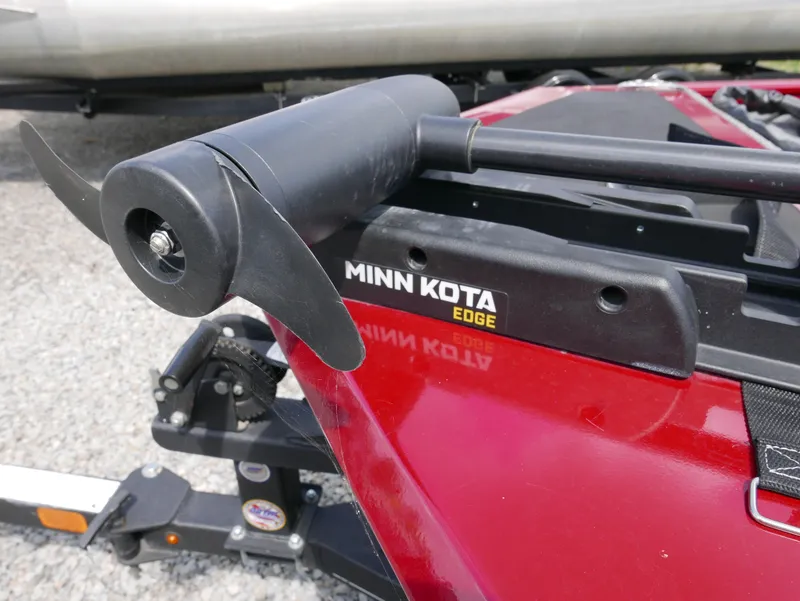 Slide: The Image of Minn Kota Edge motor on 2022 Tracker Pro 170 boat. - 4