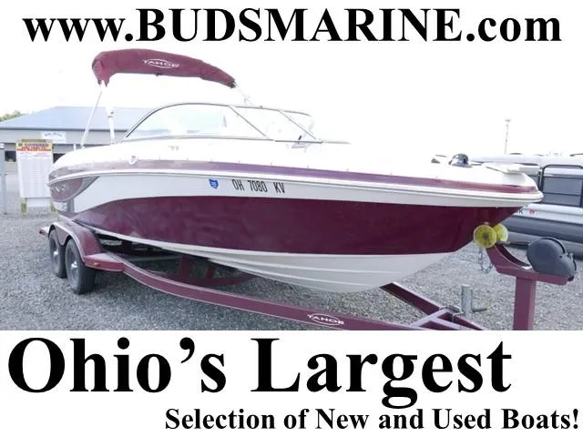 The Image of 2011 Tahoe Q7SSF1 boat on trailer at Bud's Marine, Ohio's largest boat dealer. - 0