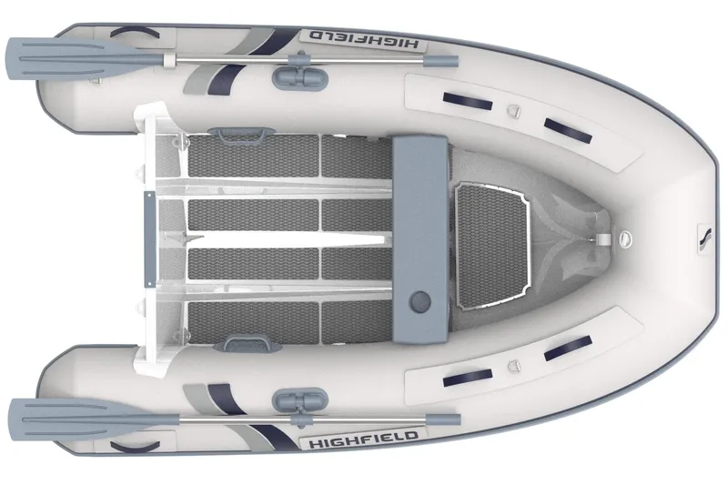 Slide: The Image of Highfield Ultralite 240LT 2026 inflatable boat, top view. - 10