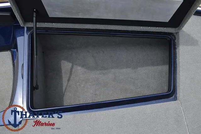 Slide: The Image of 2021 Nitro Z17 boat storage compartment at Thayer's Marine. - 11