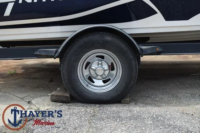 Slide: The Image of 2021 Nitro Z17 boat trailer tire at Thayer's Marine. - 6