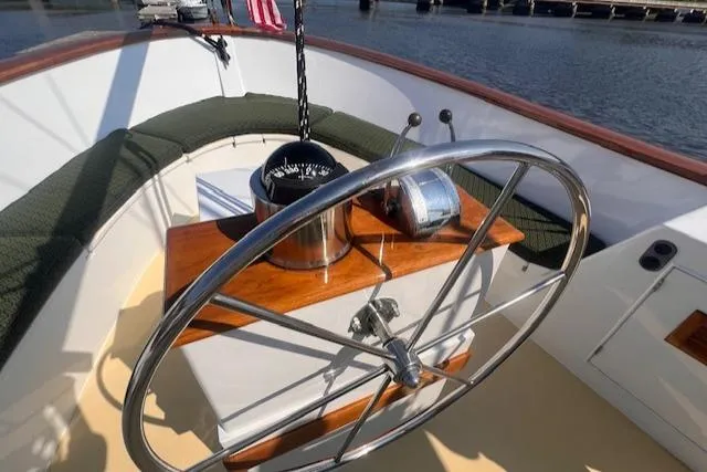 Slide: The Image of Custom Bolger PH Shoal-draft Ketch 1996 - 57
