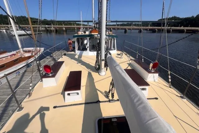 Slide: The Image of Custom Bolger PH Shoal-draft Ketch 1996 - 65