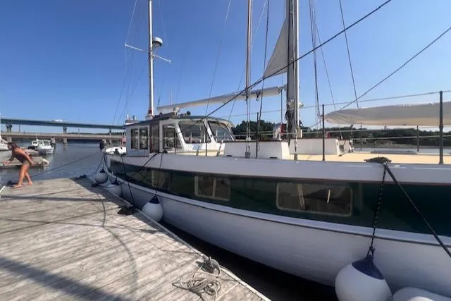 Slide: The Image of Custom Bolger PH Shoal-draft Ketch 1996 - 76
