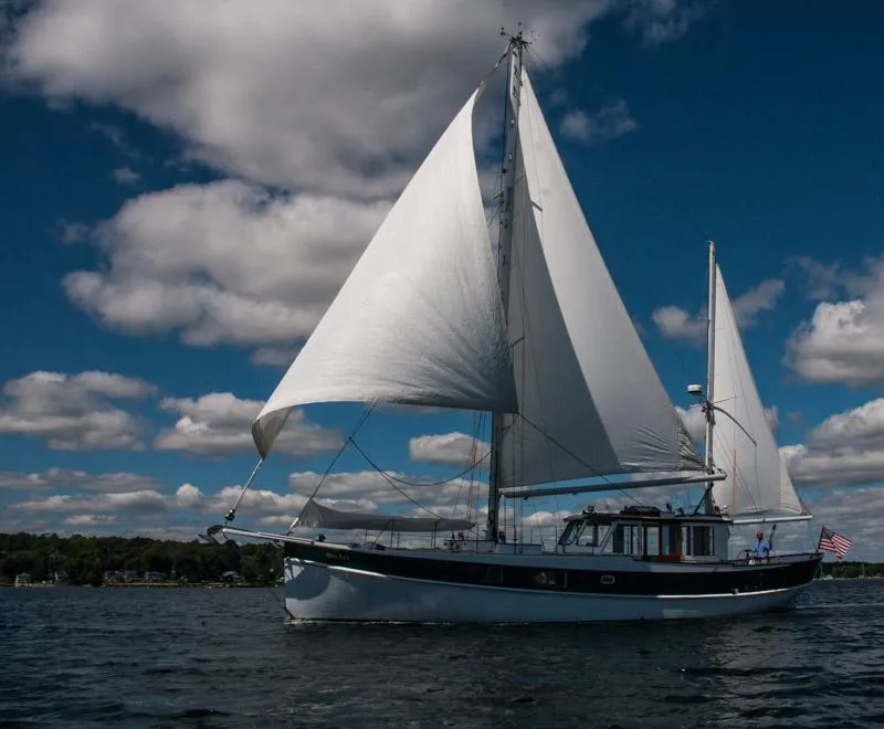 Slide: The Image of Custom Bolger PH Shoal-draft Ketch 1996 - 87