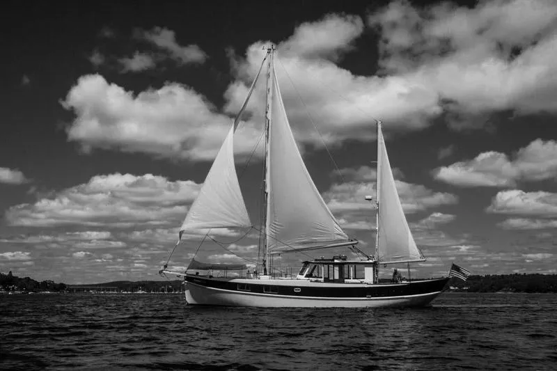 Slide: The Image of Custom Bolger PH Shoal-draft Ketch 1996 - 91