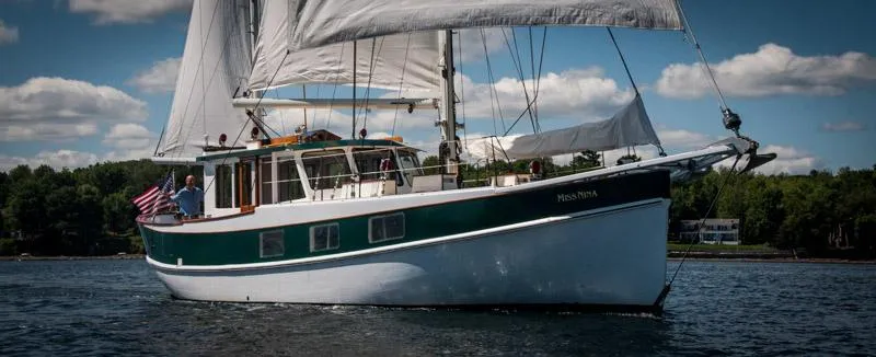 Slide: The Image of Custom Bolger PH Shoal-draft Ketch 1996 - 92