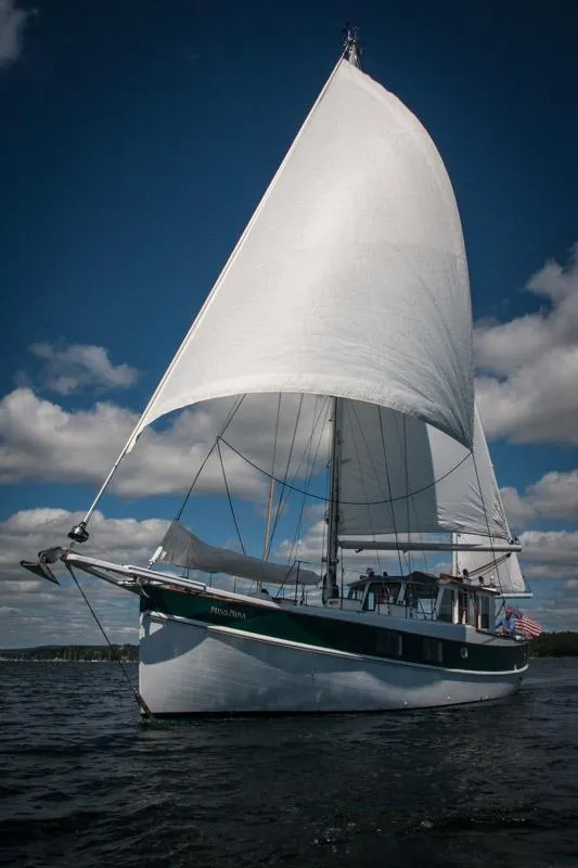 Slide: The Image of Custom Bolger PH Shoal-draft Ketch 1996 - 93