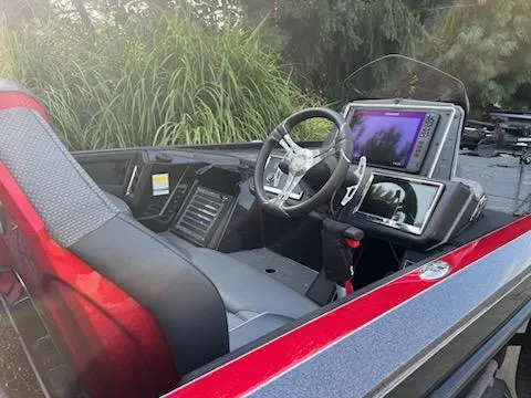 Slide: The Image of 2024 Ranger Z520R Ranger Cup Equipped boat interior with advanced navigation system. - 3