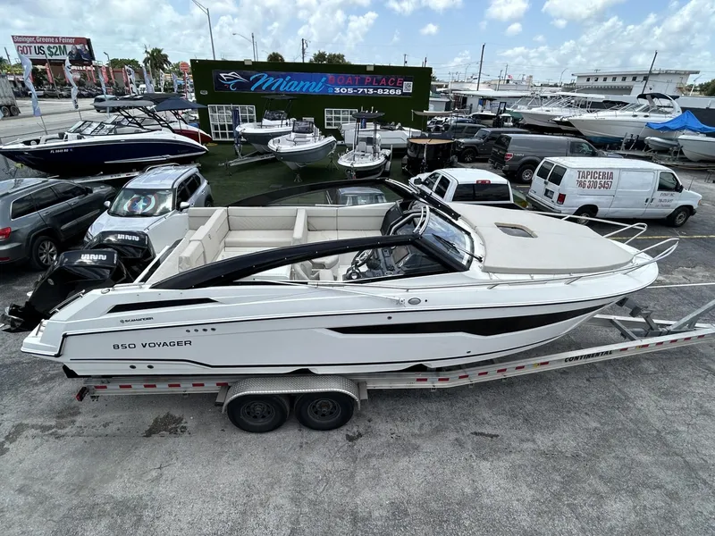 The Image of 2023 Skamander 850 Voyager boat on trailer at Miami Boat Place. - 0