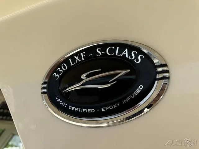 Slide: The Image of 2022 Scout 330 LXF S-Class yacht certified epoxy infused emblem. - 48