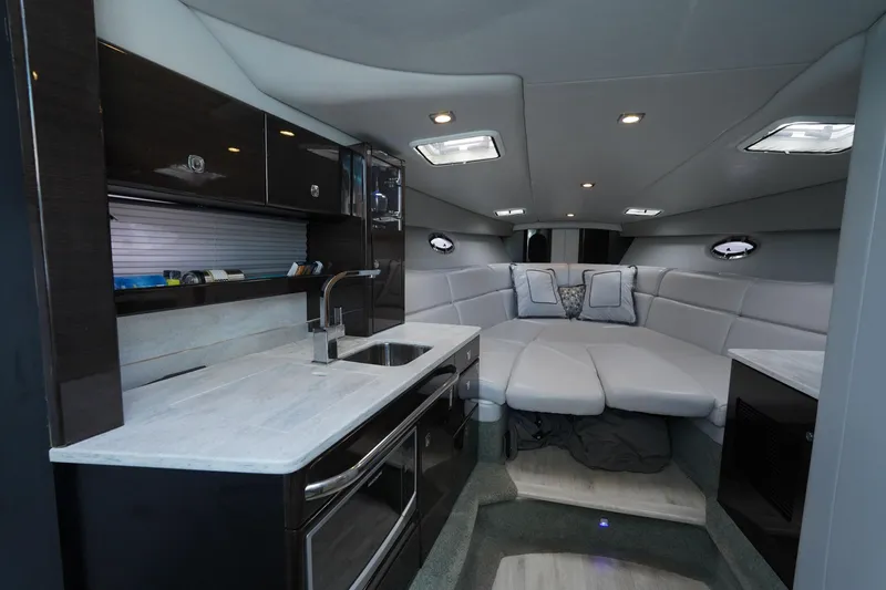 Slide: The Image of Luxurious interior of a 2017 Formula 370 Super Sport yacht with modern amenities. - 40