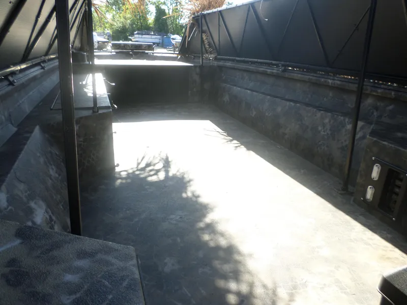 Slide: The Image of Interior view of 2024 Excel 1860 SWV4 OFP boat with open deck. - 3