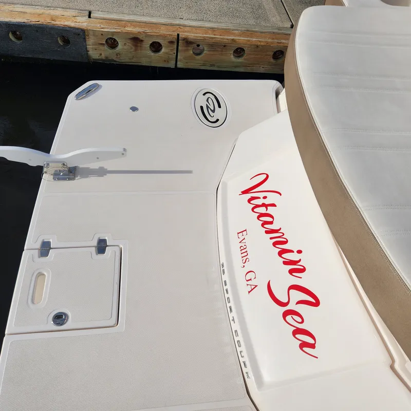 Slide: The Image of 2018 Regal 35 Sport Coupe boat named Vitamin Sea docked in Evans, GA. - 11