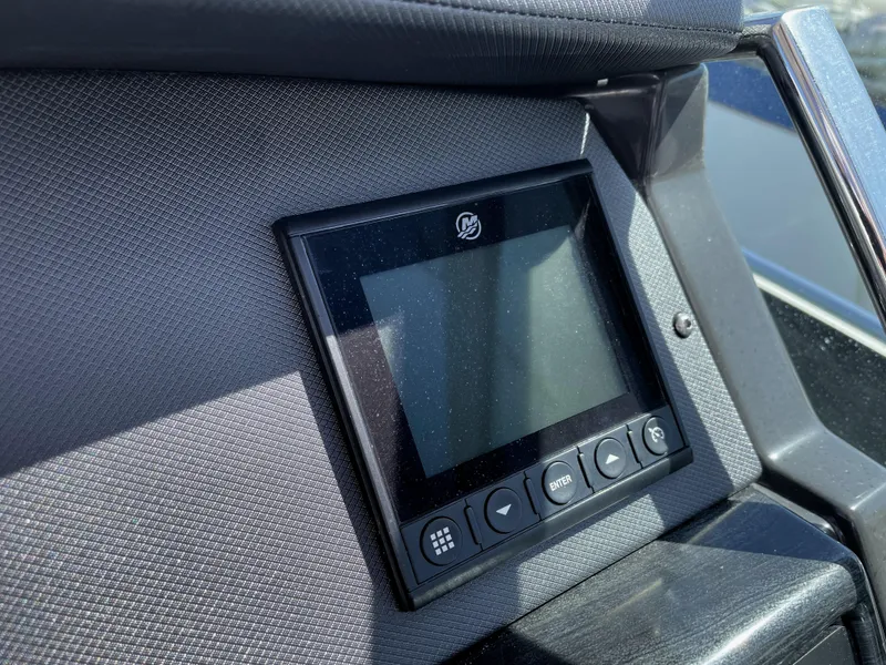 Slide: The Image of Control panel on 2020 Monterey 345 Sport Yacht dashboard. - 46